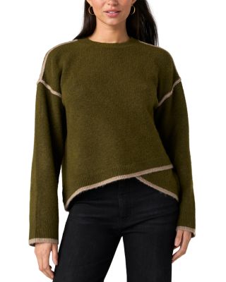 Tulip Hem Crewneck Sweater