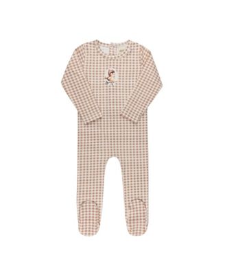  Unisex Gingham Owl Collection Footie - Baby