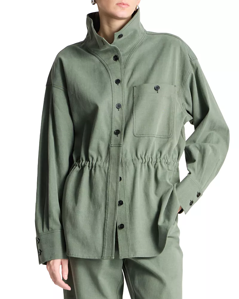 Saint Art Hattie Button Front Shirt Jacket