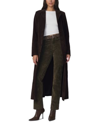 The Faux Suede Long Coat - thumbnail 9