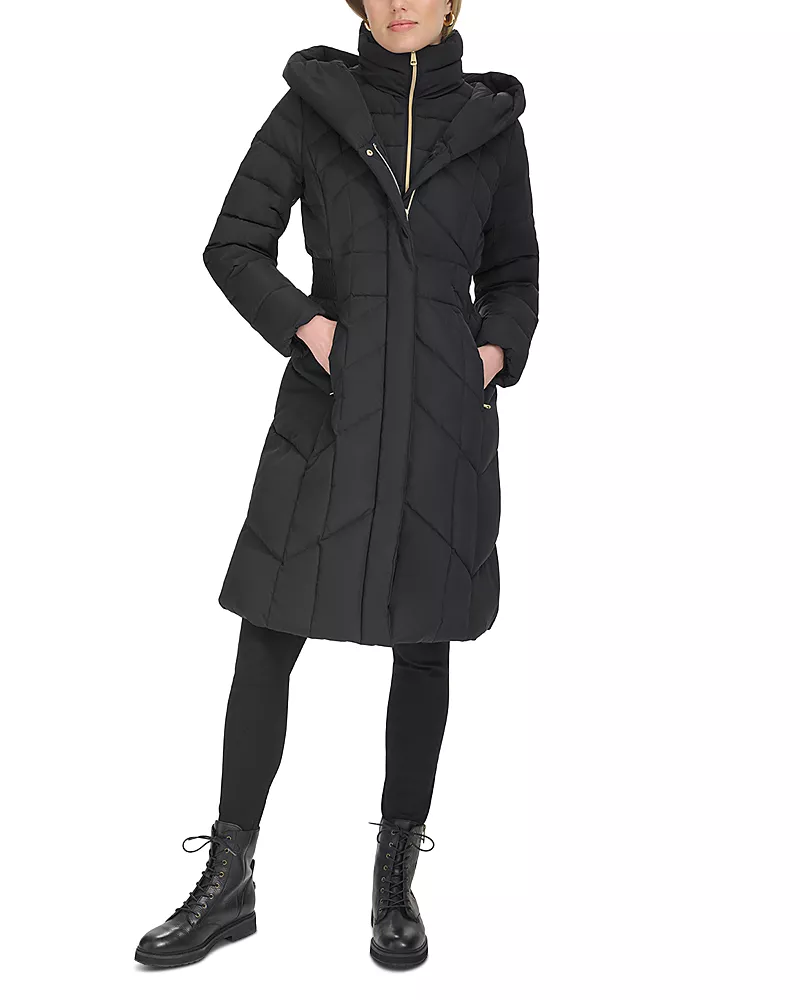 Cole Haan Hooded Puffer Coat