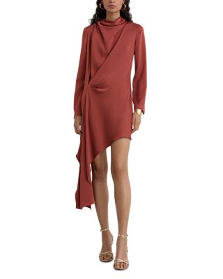 Bethany Draped Asymmetrical Dress