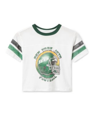  Unisex NFL New York Jets Striped Ringer Tee