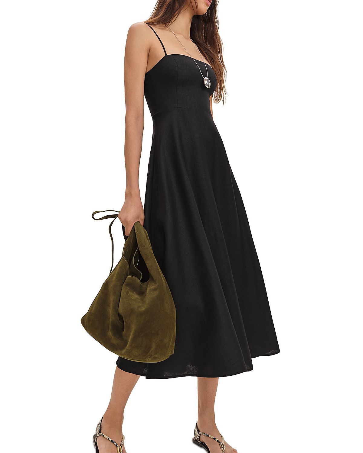 Reformation Monette Linen Dress