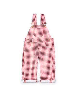 Unisex Seersucker Overalls - Baby, Little Kid, Big Kid