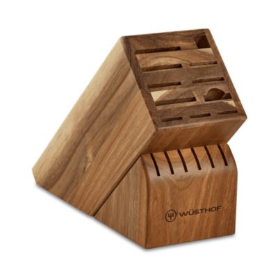 17 Slot Acacia Knife Block