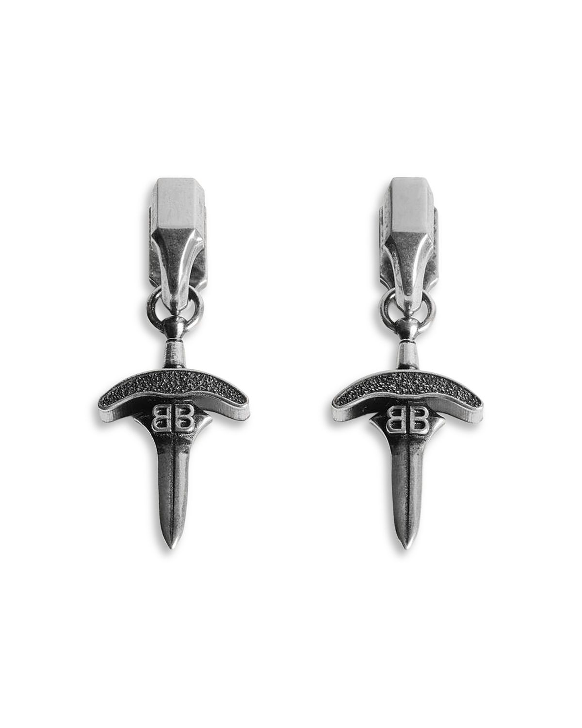 Balenciaga Goth Drop Earrings