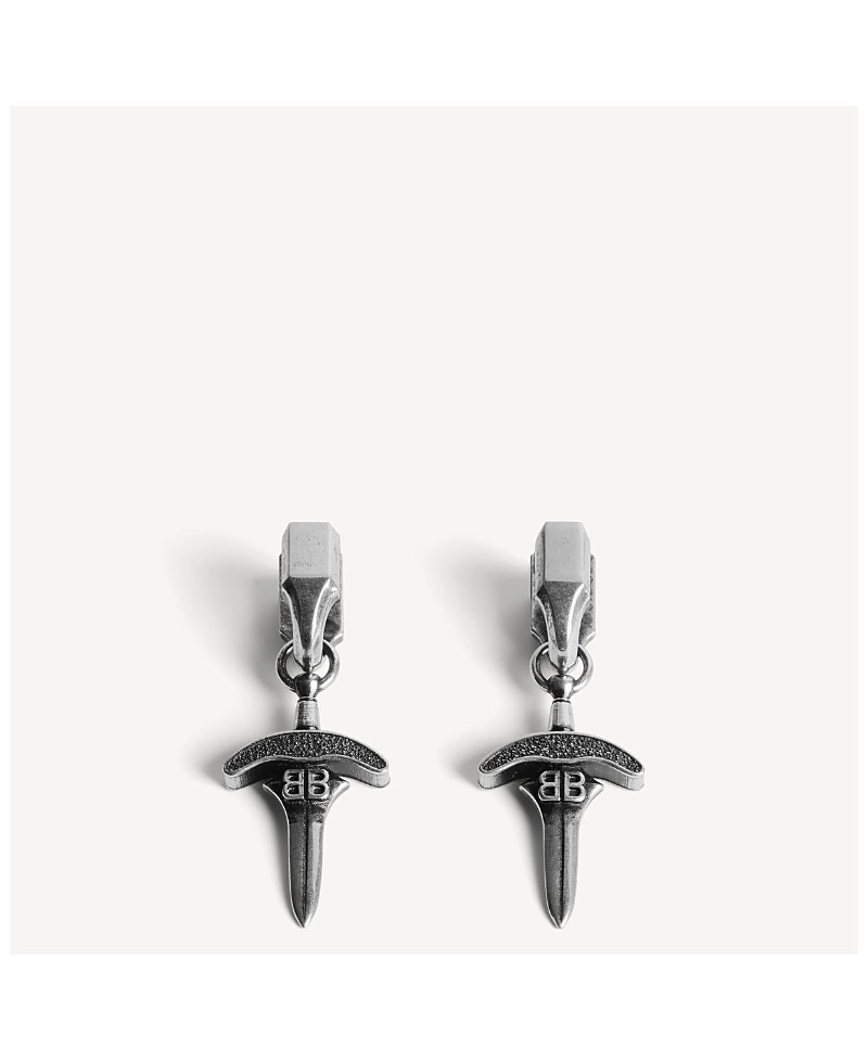 Balenciaga Goth Drop Earrings