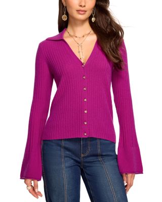 Cathy Cashmere Collared Cardigan