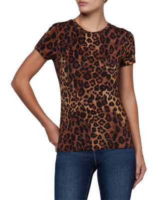 Crewneck Short Sleeve Javan Leopard Tee