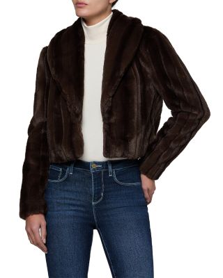 Davy Crop Faux Fur Jacket
