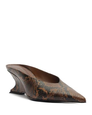Women's Siena Leather Wedge Mules