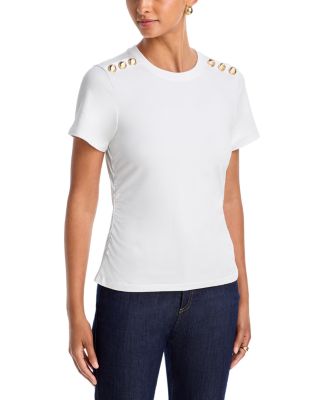 Jasper Button Shoulder Top