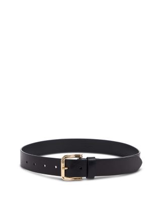 Tory Burch Women's Double Wire Buckle Leather Belt