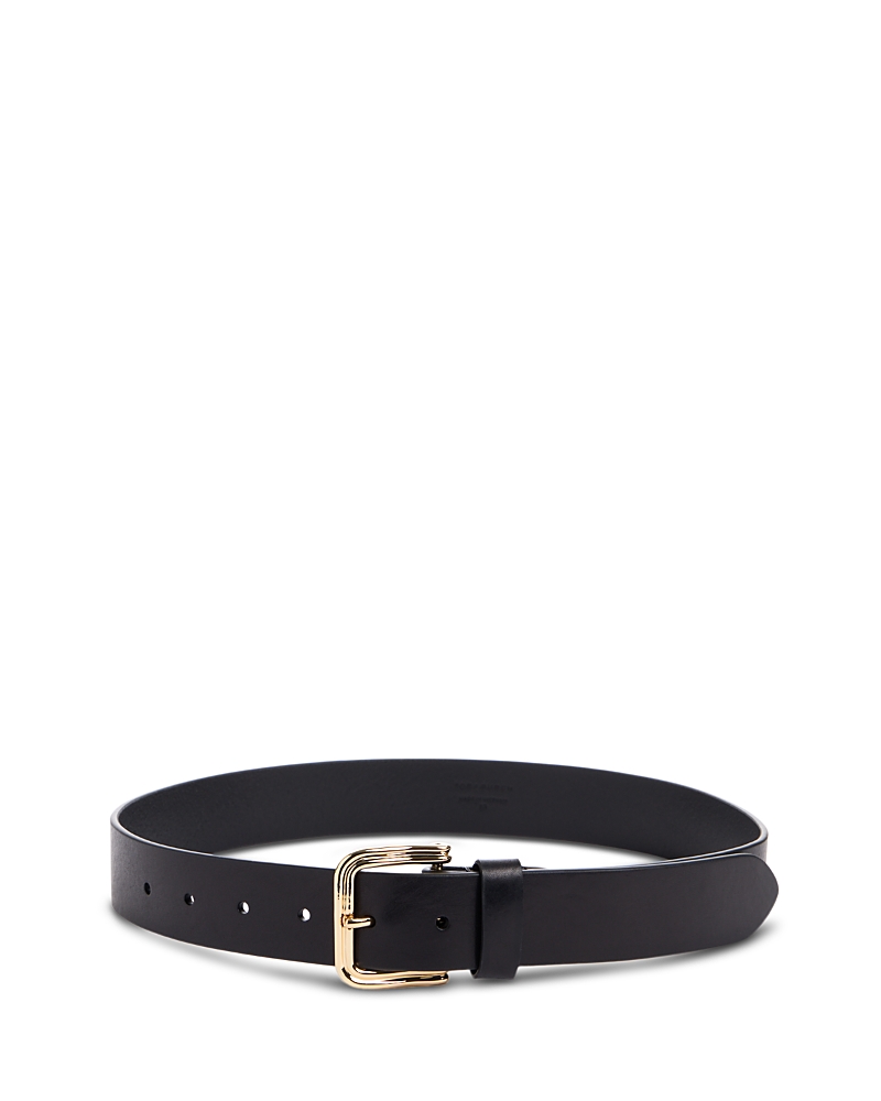 Tory Burch Women's Double Wire Buckle Leather Belt