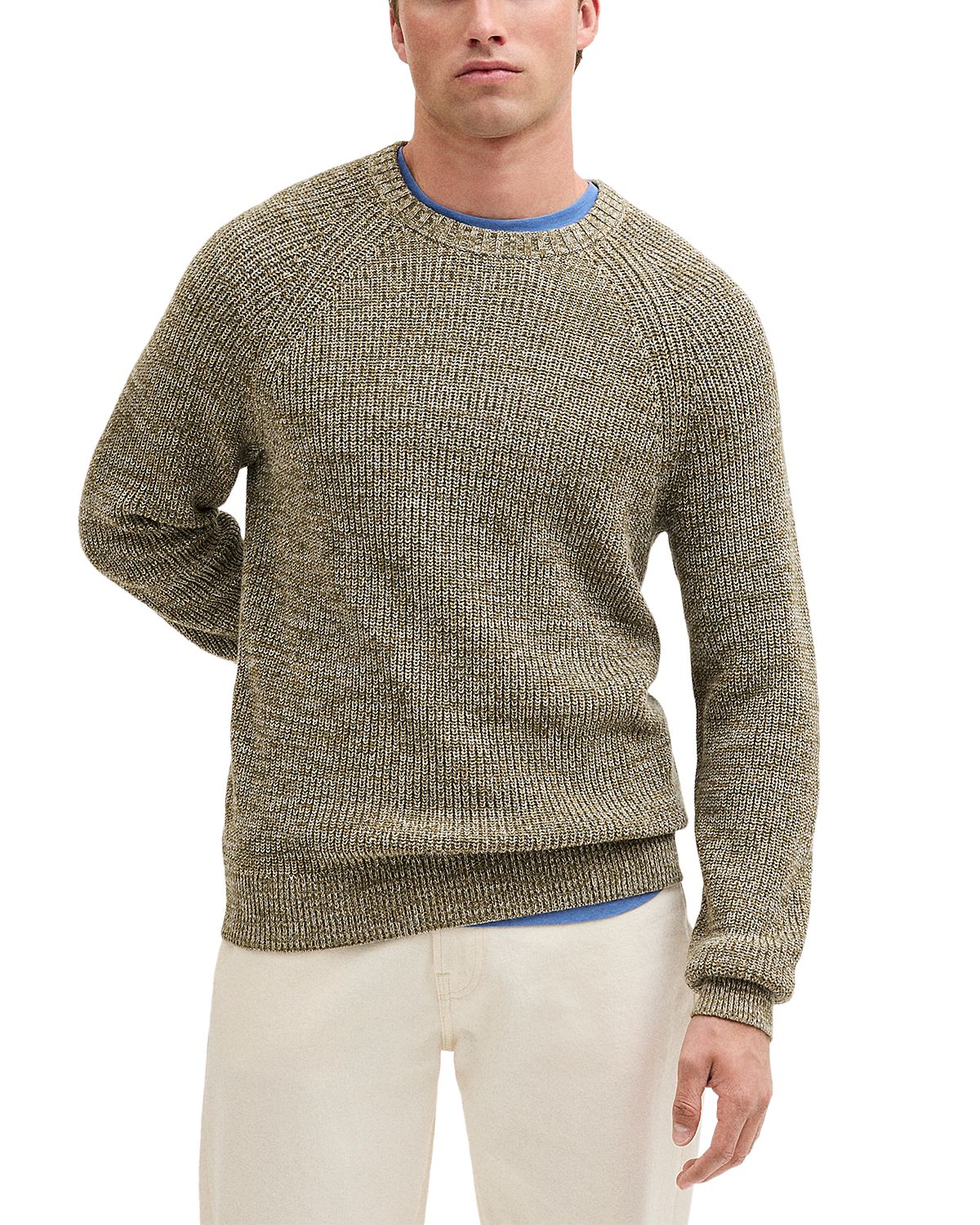 Madewell Cotton Shaker Stitch Crewneck Sweater