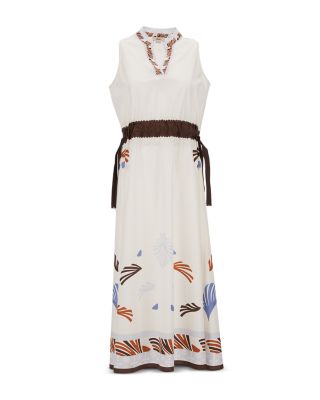 Printed Cotton Sleeveless Dress
