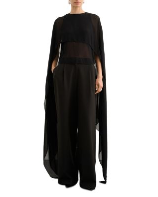 Deia Layered Cape Top