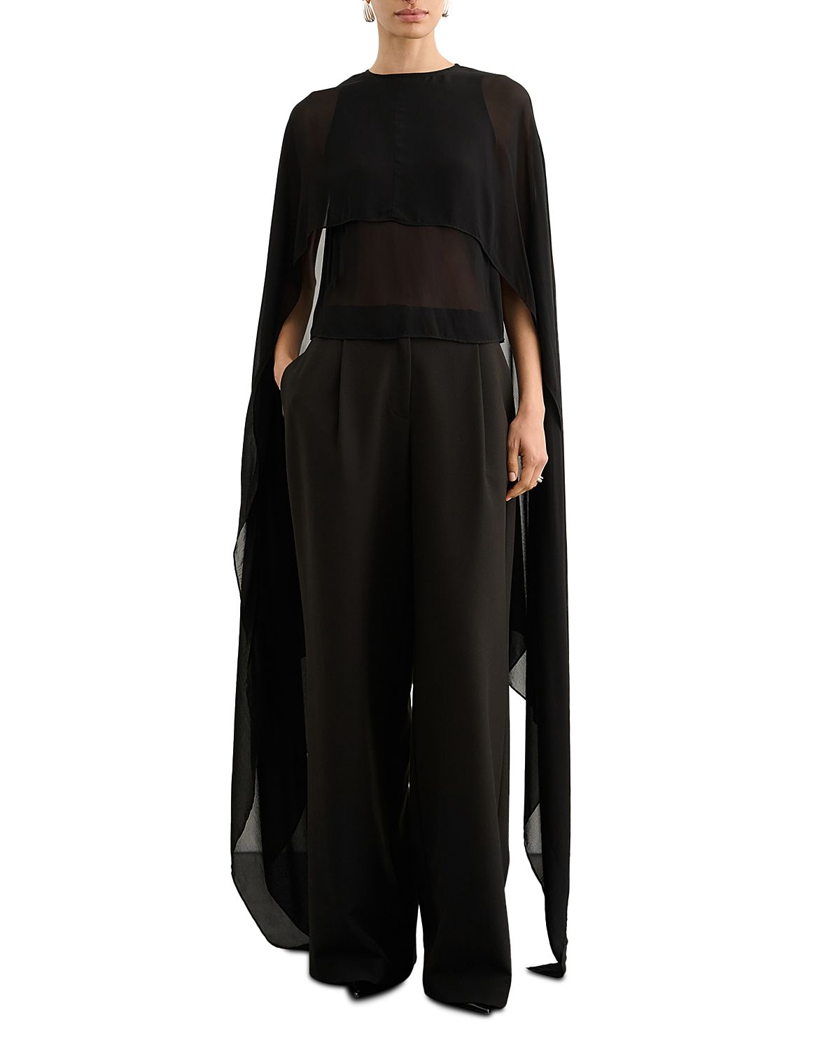 Toccin Deia Layered Cape Top