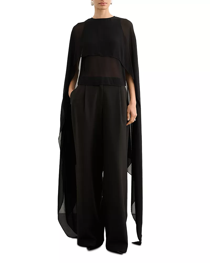 Toccin Deia Layered Cape Top