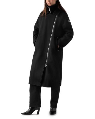 Grid 3 in 1 Wool Blend Parka Coat