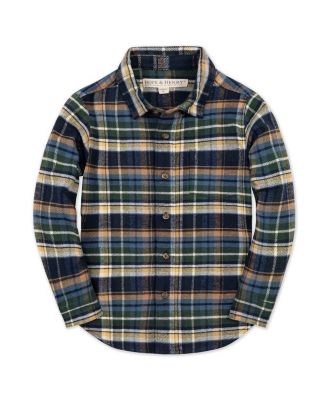 Boys' Organic Long Sleeve Flannel Shirt - Little Kid