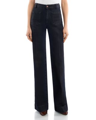 Alina Straight Leg Jeans in Ink Blue