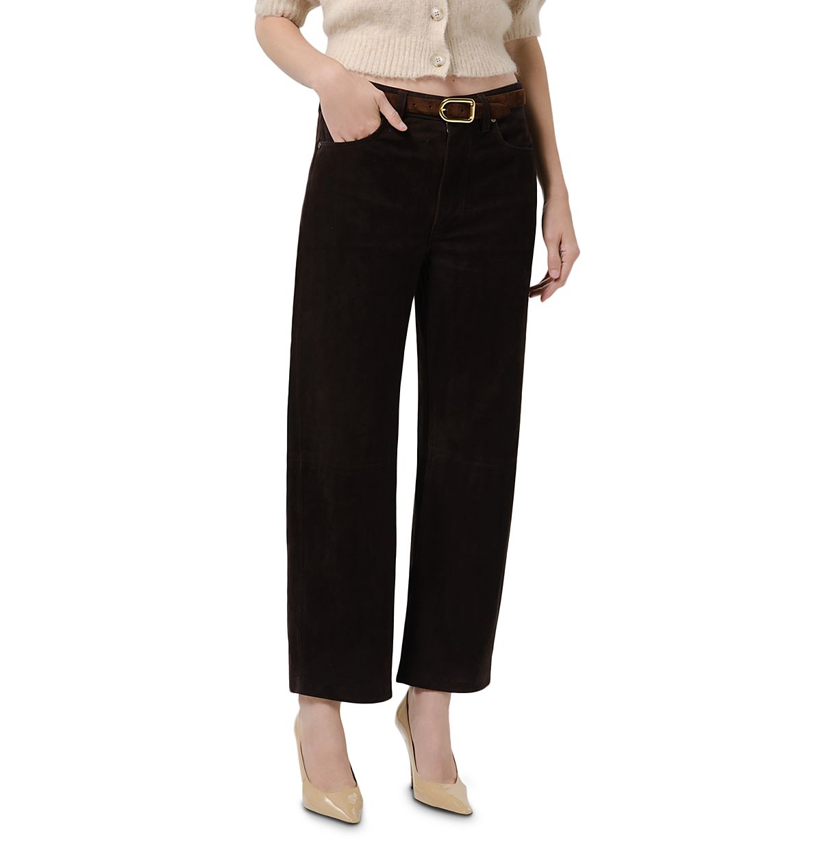 Citizens of Humanity Miro Suede High Rise Relaxed Jeans