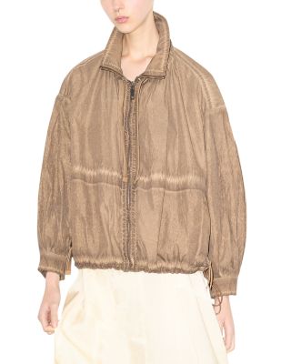 Visiera Nylon Oversized Bomber Jacket