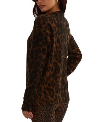 Callie Leopard Motif Sweater