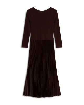 Lucinda Mixed Media Midi Dress - thumbnail 10