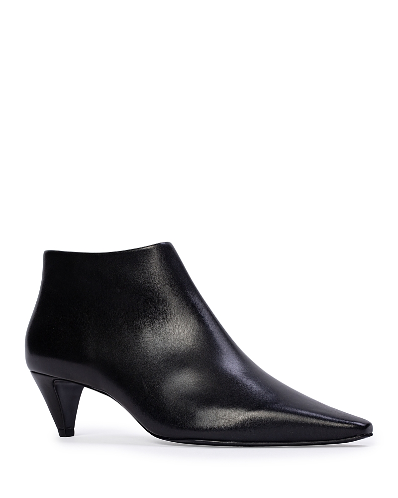 Black Suede Studio Women's Kora 50 Pointed Toe Leather Boots
