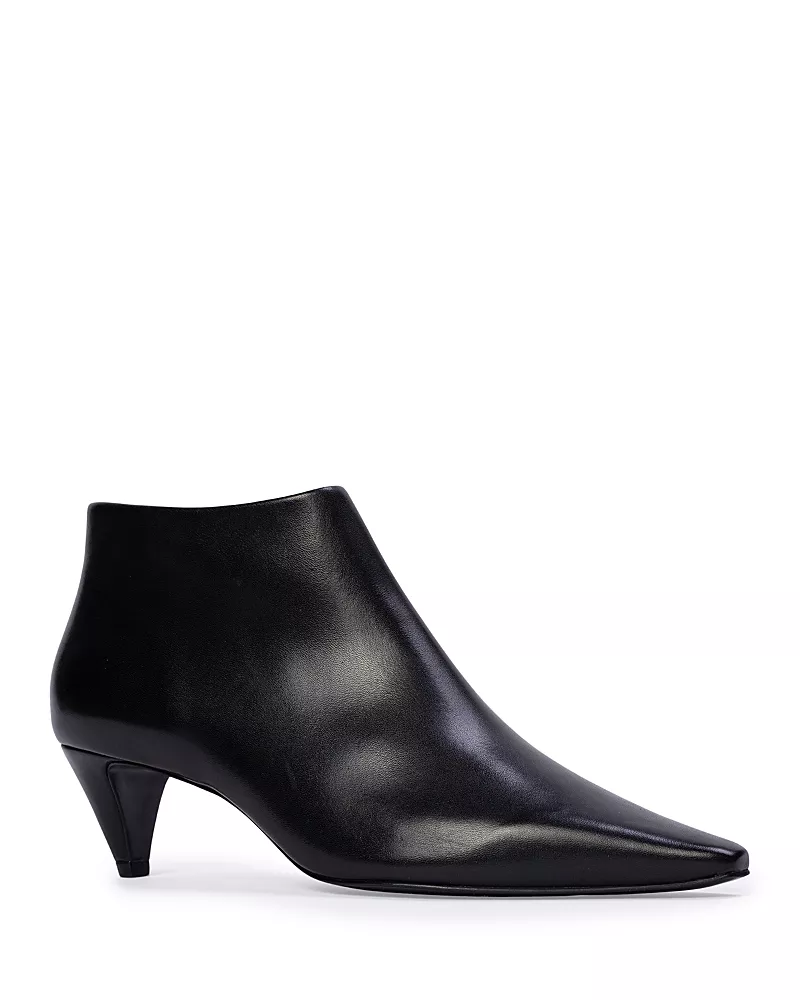 Black Suede Studio Women's Kora 50 Pointed Toe Leather Boots