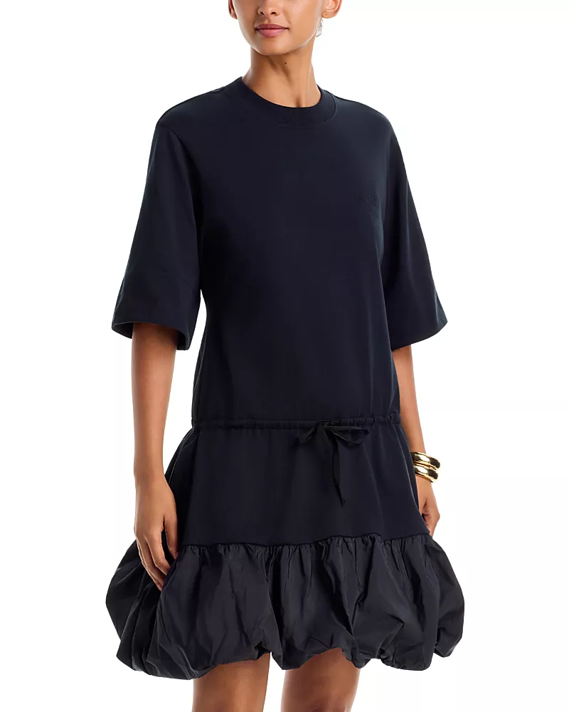 Patou Bubble Hem Drop Waist Dress
