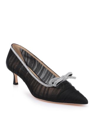 Women's Raylee Crystal Trim Ruched Pumps