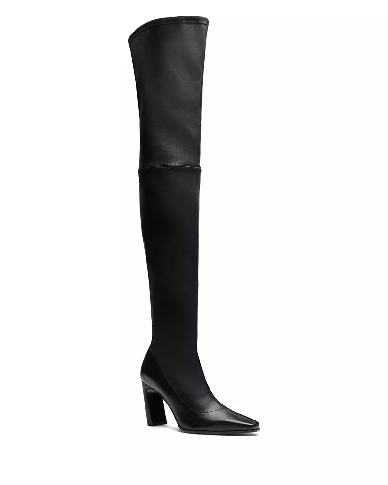 Stuart Weitzman Women's Ultrastassi 85 Leather Over-the-Knee Boots