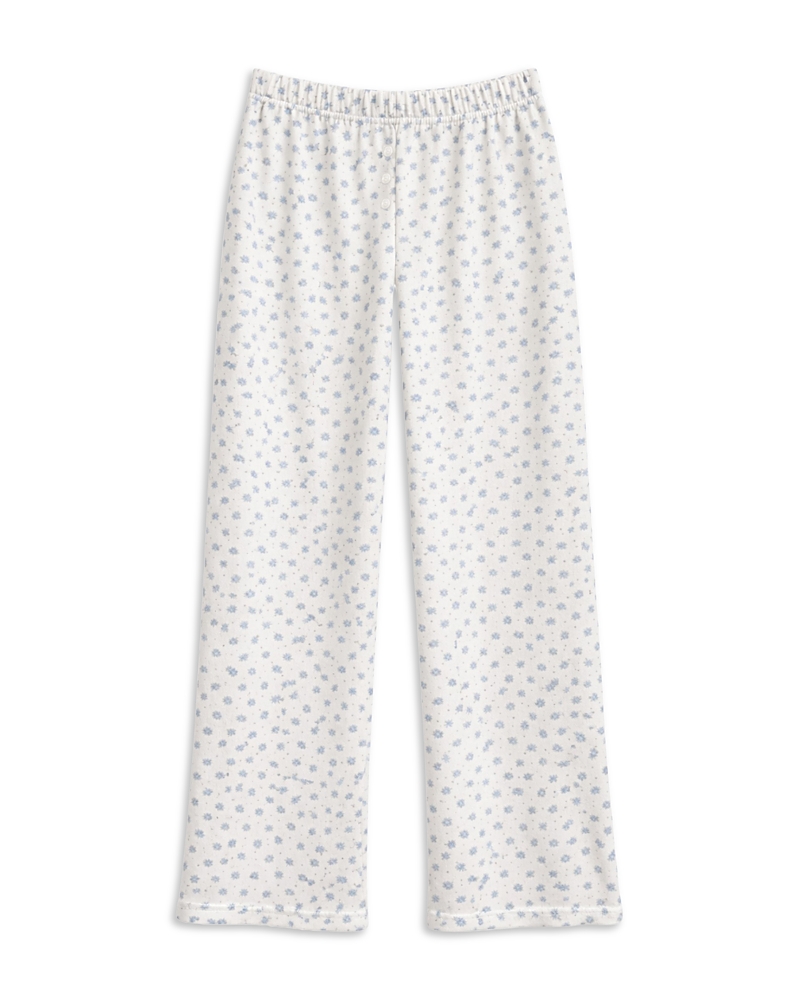 KatieJnyc Girls' Tween Marina Pointelle Lounge Pants - Big Kid