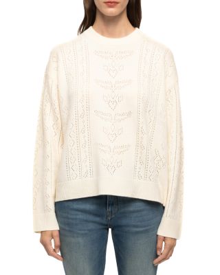 Markuz Wool & Cashmere Pointelle Sweater