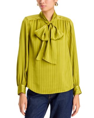 Long Sleeve Bow Blouse