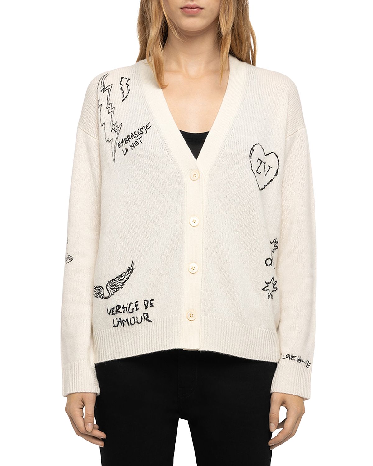 Zadig & Voltaire Mirkaz Cashmere Cardigan