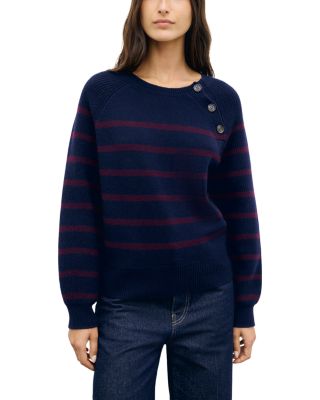 Reny Wool Shoulder Button Sweater