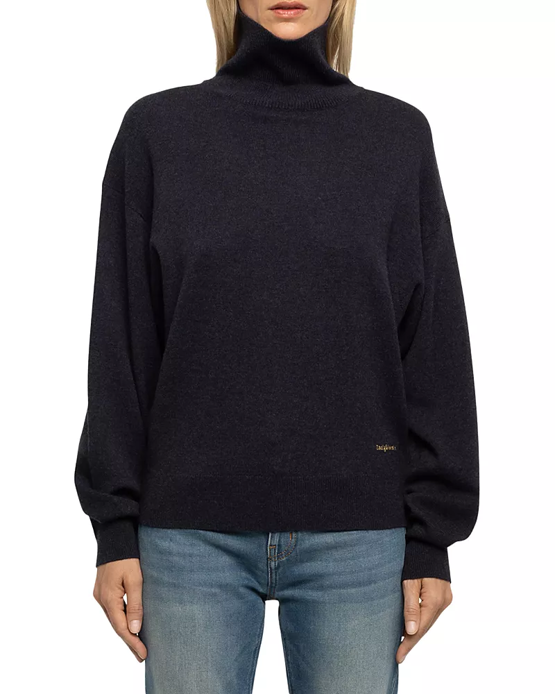 Zadig & Voltaire Souly Wool & Cashmere Turtleneck Sweater