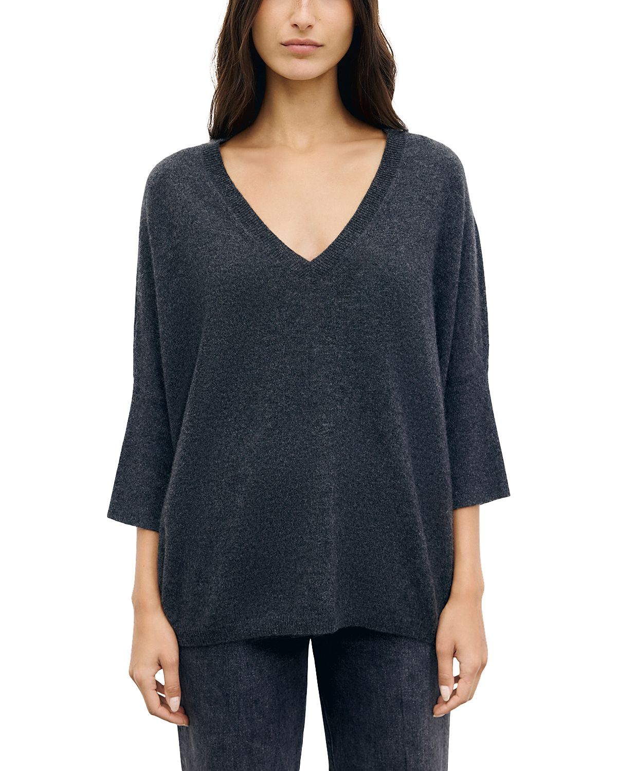 Gerard Darel Resa Cashmere V Neck Sweater