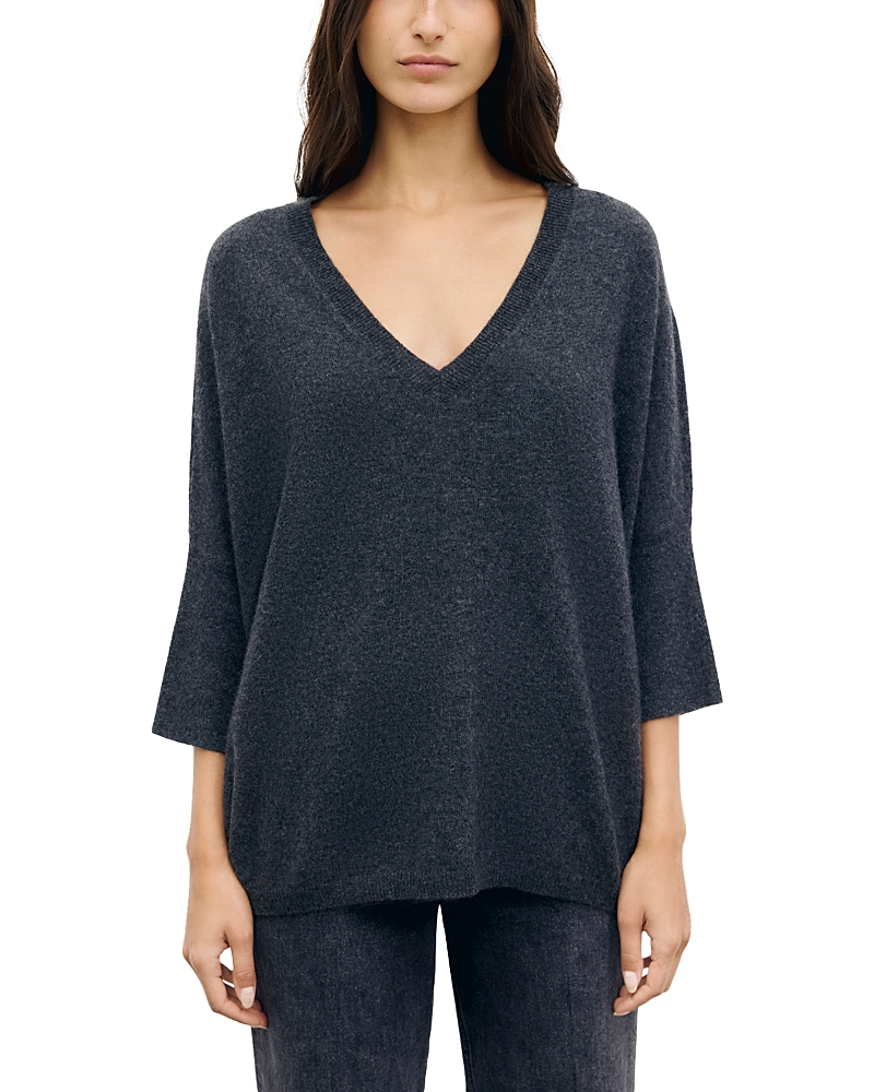 Gerard Darel Resa Cashmere V Neck Sweater · OS