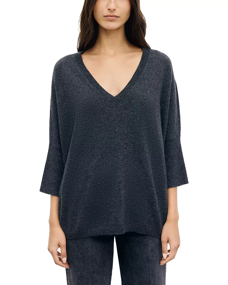 Gerard Darel Resa Cashmere V Neck Sweater