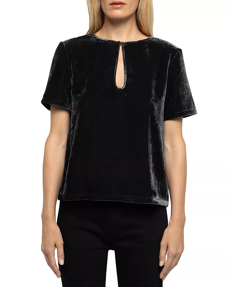 Zadig & Voltaire Tchai Velvet Top