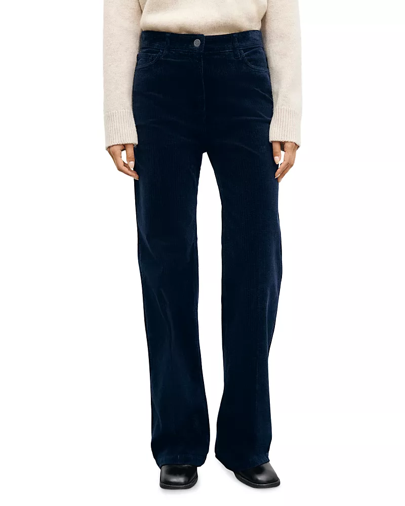 Gerard Darel Mag Cotton Stretch Midi Rise Corduroy Pants