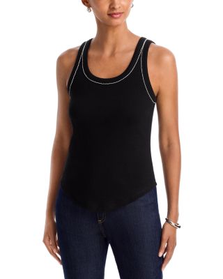 Cinq a Sept Quenta Cotton Stretch Tank Top