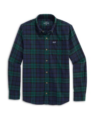 Boys' Blackwatch Plaid Vineyard Flannel Shirt - Little Kid, Big Kid