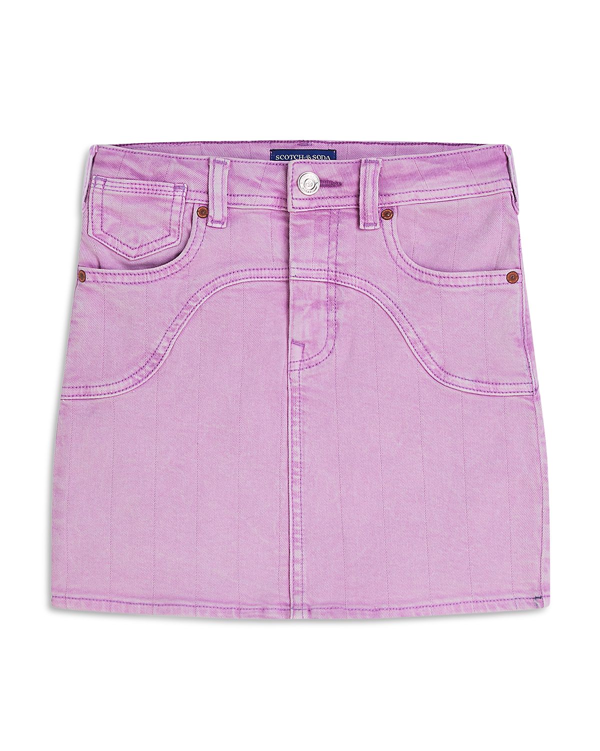 Scotch & Soda Girls' Denim Mini Skirt - Little Kid, Big Kid
